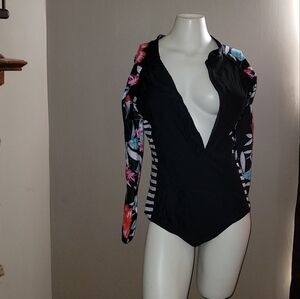 SwimShirt  one piece NWOT damaged  XXL